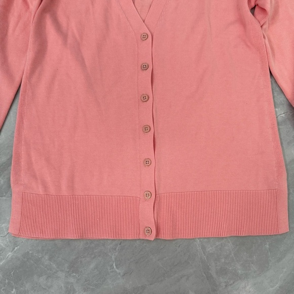 Women’s Talbots Button Front Girlfriend Cardigan Long Sleeve V-Neck Sweater XS - Picture 6 of 16